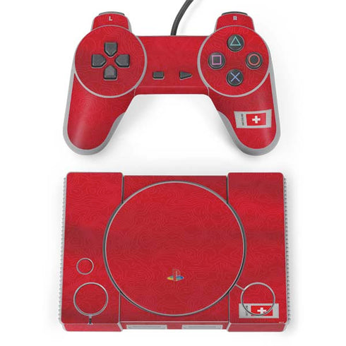 Switzerland Soccer Flag PlayStation Classic Bundle Skin